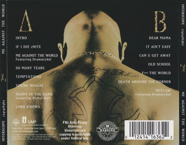 Buy 2Pac : Me Against The World (CD, Album, RE) Online for a