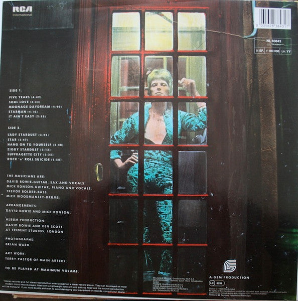 David Bowie : The Rise And Fall Of Ziggy Stardust And The Spiders From Mars (LP, Album, RE)