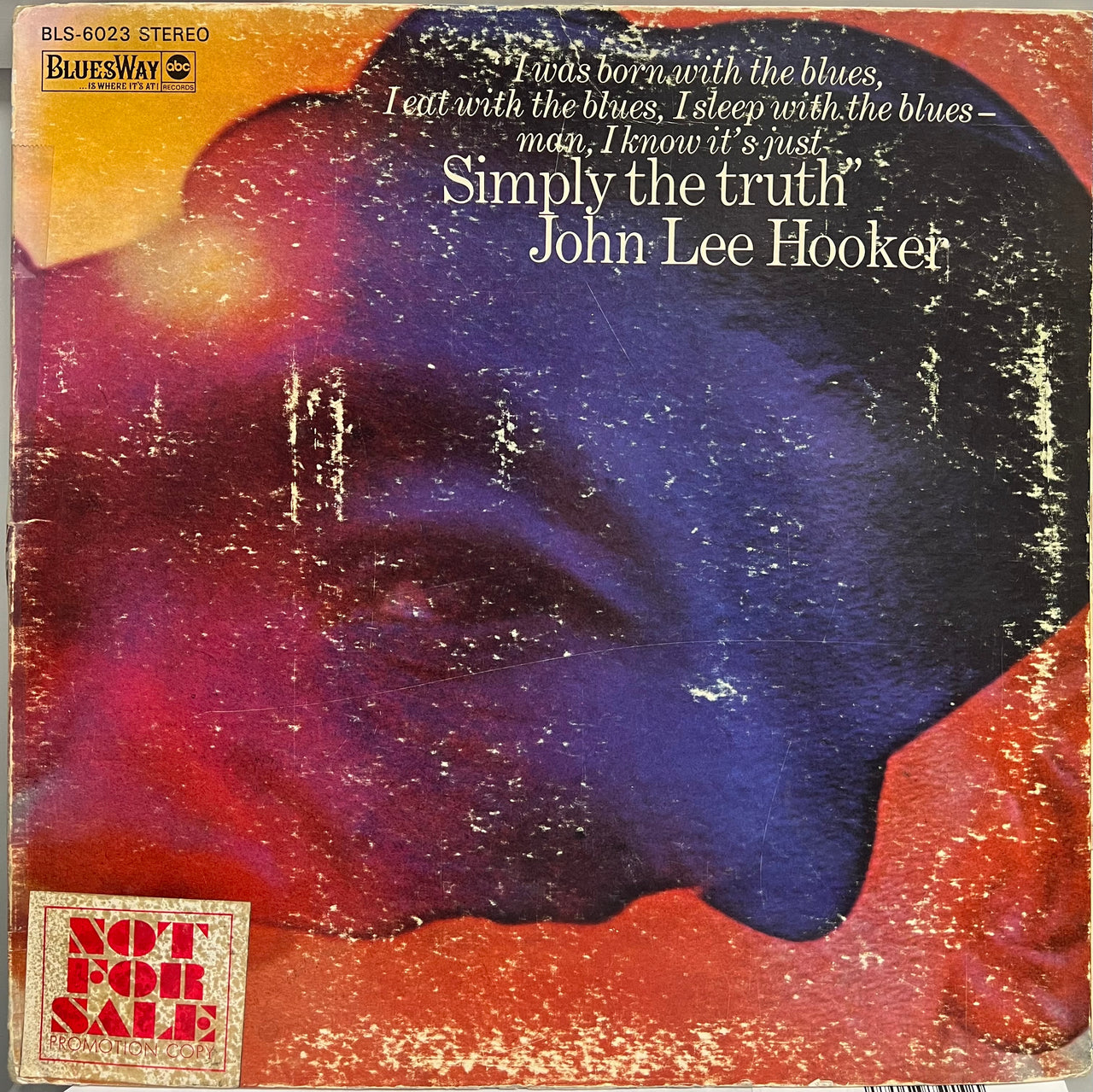 John Lee Hooker - Simply The Truth (Very Good (VG)) Blues (LP, Album, Gat)