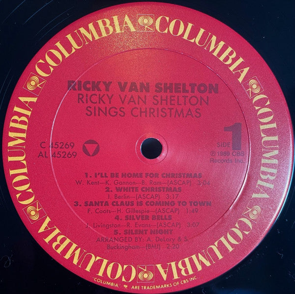 Ricky Van Shelton : Sings Christmas (LP)