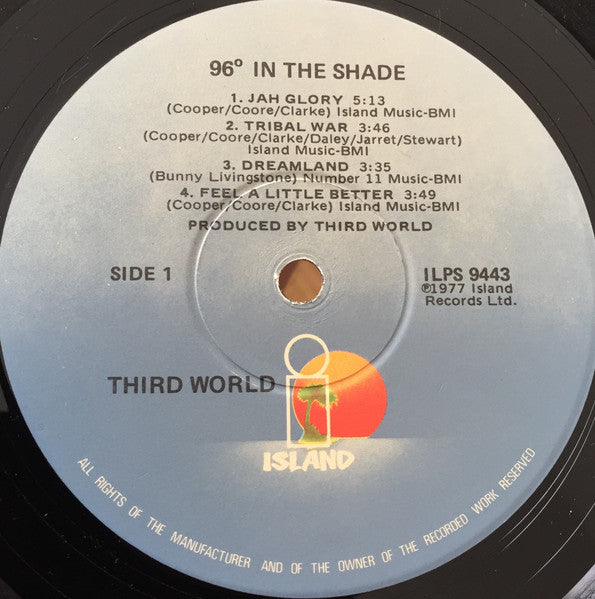 Third World : 96° In The Shade (LP, Album, Win)