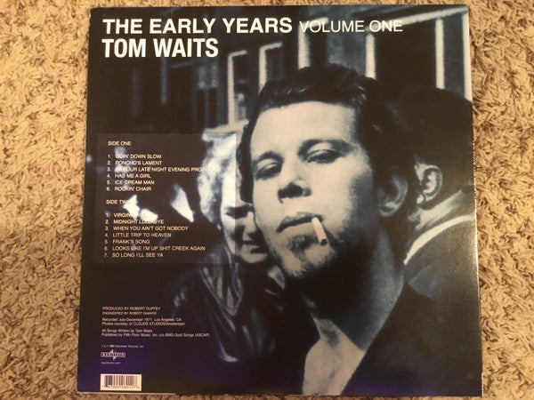 Tom Waits : The Early Years Volume One (LP, Comp, RE)