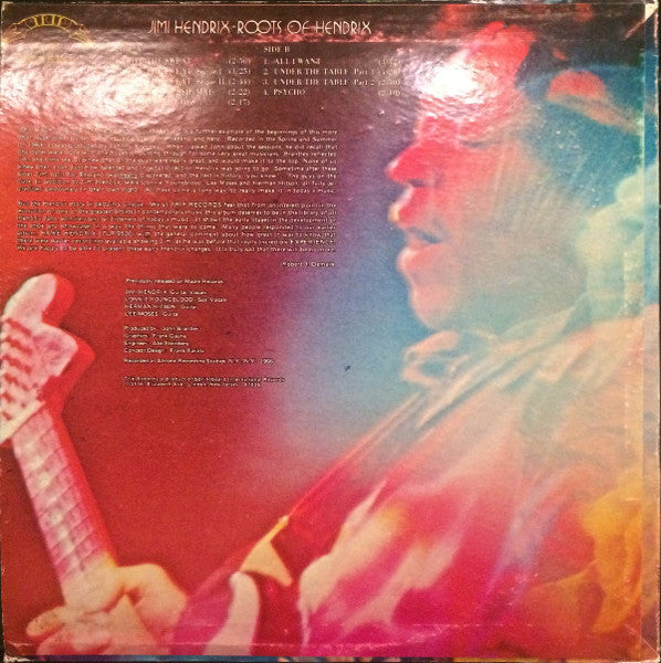 Jimi Hendrix : Roots Of Hendrix (LP, Album, RE)