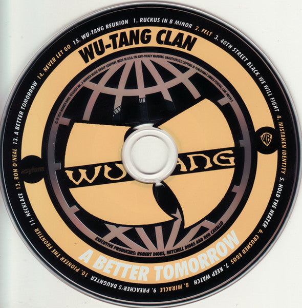 Wu-Tang Clan : A Better Tomorrow (CD, Album)