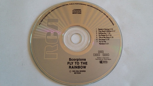 Scorpions : Fly To The Rainbow (CD, Album, RE)