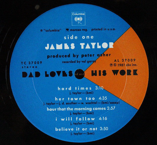 James Taylor (2) : Dad Loves His Work (LP, Album, San)