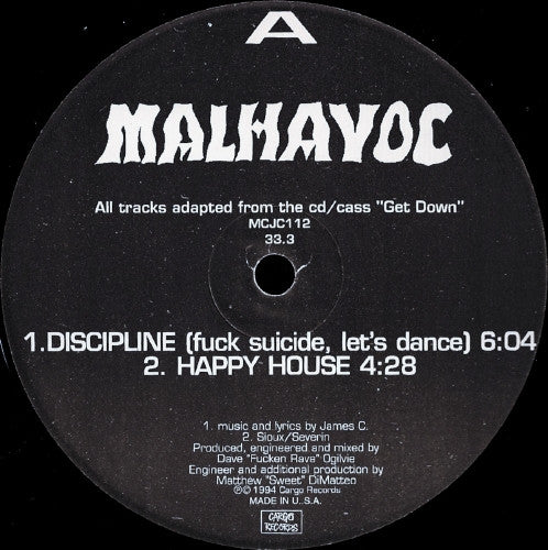 Malhavoc : Discipline (12")