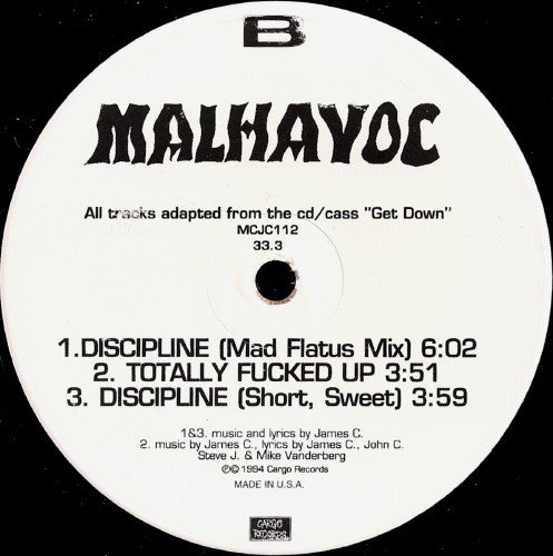 Malhavoc : Discipline (12")