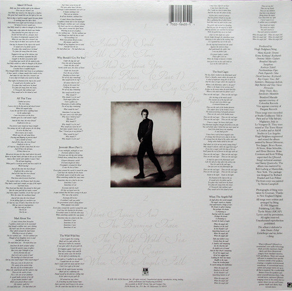 Sting : The Soul Cages (LP, Album)