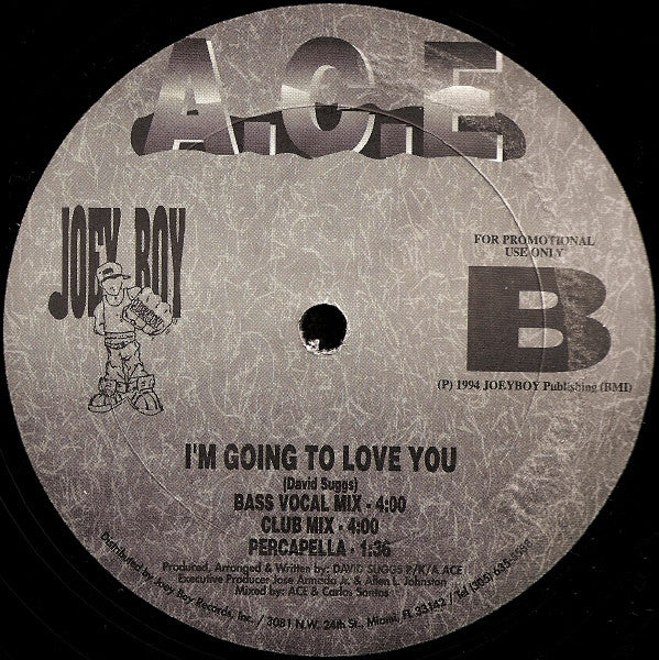 Ace (5) : I'm Going To Love You (12", Promo)