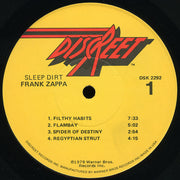 Frank Zappa : Sleep Dirt (LP, Album, Los)