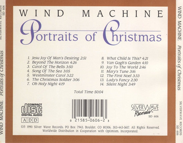Wind Machine : Portraits Of Christmas (CD, Album)