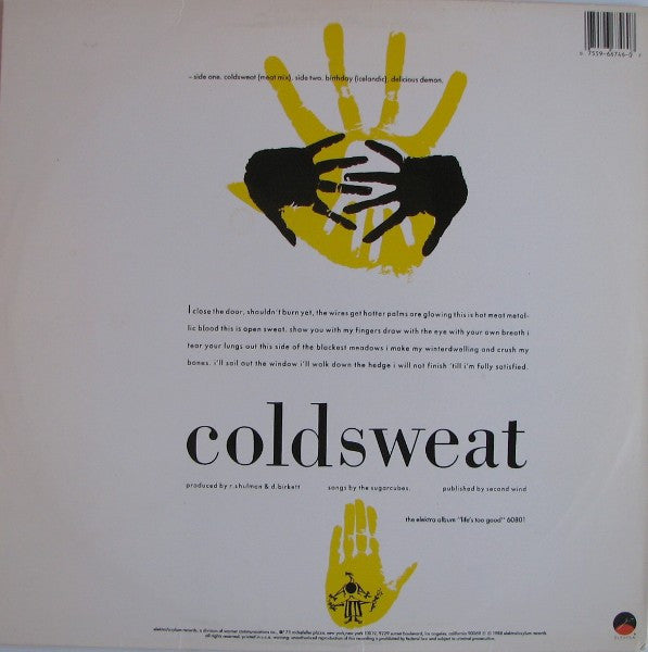 The Sugarcubes : Coldsweat (12")