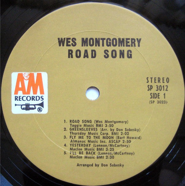 Wes Montgomery : Road Song (LP, Album)