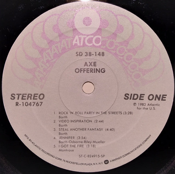Axe : Offering (LP, Album, Club, RCA)