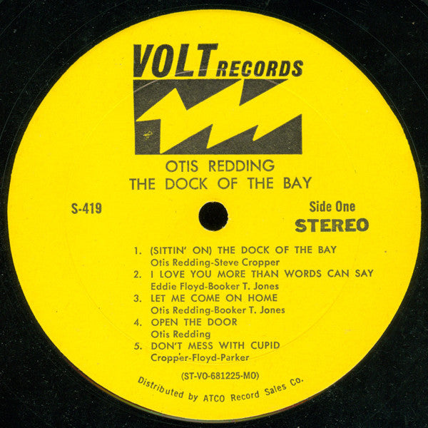 Otis Redding : The Dock Of The Bay (LP, Album, MO )