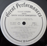Bach*, Isaac Stern, Itzhak Perlman, Zubin Mehta, New York Philharmonic, Members Of The London Symphony Orchestra, English Chamber Orchestra : Double Violin Concerto & Violin Concertos Nos. 1 & 2 (LP, Comp)