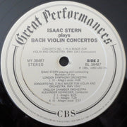 Bach*, Isaac Stern, Itzhak Perlman, Zubin Mehta, New York Philharmonic, Members Of The London Symphony Orchestra, English Chamber Orchestra : Double Violin Concerto & Violin Concertos Nos. 1 & 2 (LP, Comp)