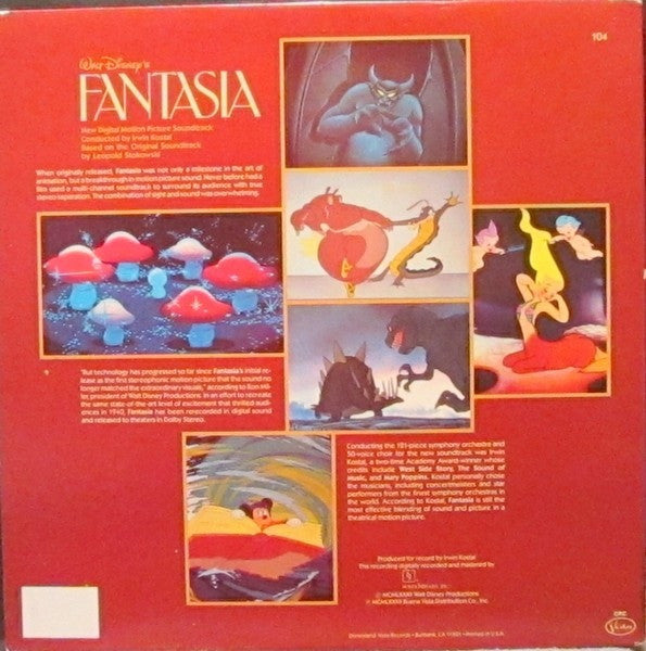 Irwin Kostal : Walt Disney's Fantasia (2xLP, Album, Club)