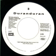 Duranduran* : I Don't Want Your Love (7", Single)