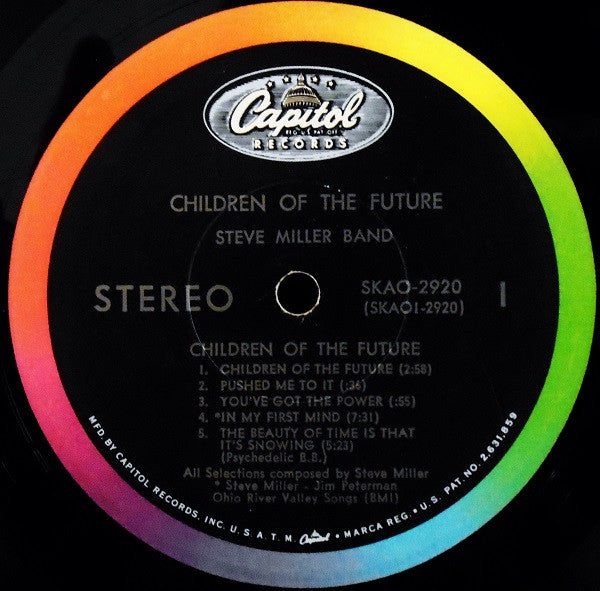 Steve Miller Band : Children Of The Future (LP, Album, Gat)