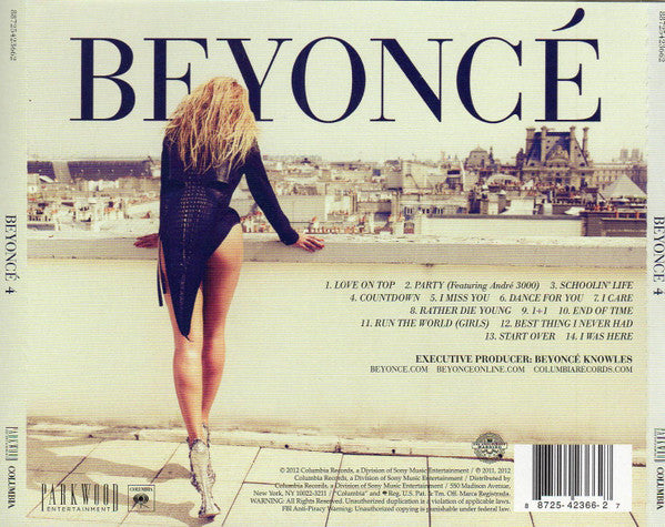 Beyoncé : 4 (CD, Album, RE)