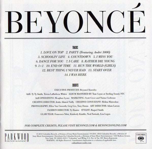 Beyoncé : 4 (CD, Album, RE)