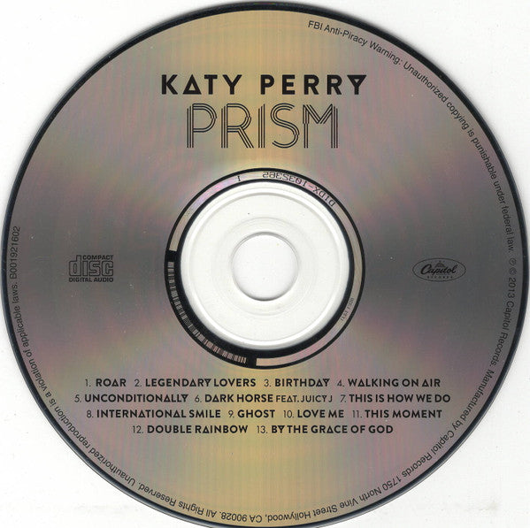 Katy Perry Prism サイン入り CD Katy Perry Prism サイン入り CD PRISM - Katy Perry