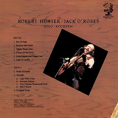 Robert Hunter : Jack O' Roses (LP, Album)