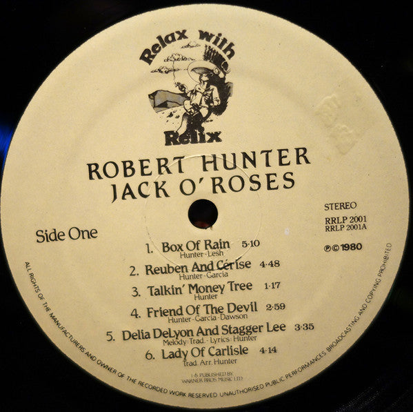 Robert Hunter : Jack O' Roses (LP, Album)