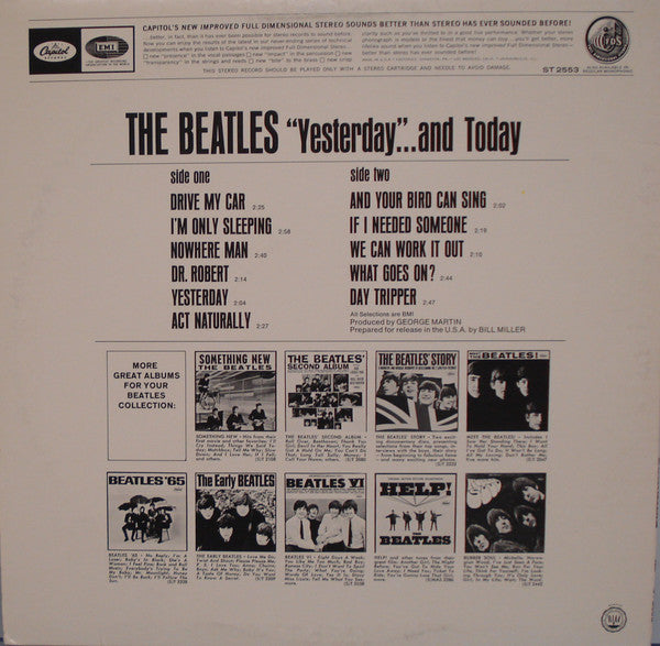 The Beatles : Yesterday And Today (LP, Album, Comp, RE, Jac)