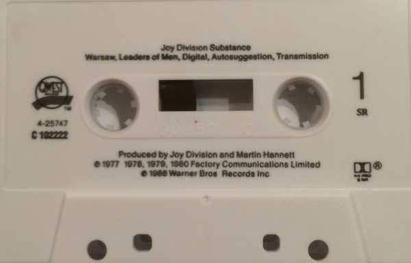 Joy Division : Substance (Cass, Comp, Club)