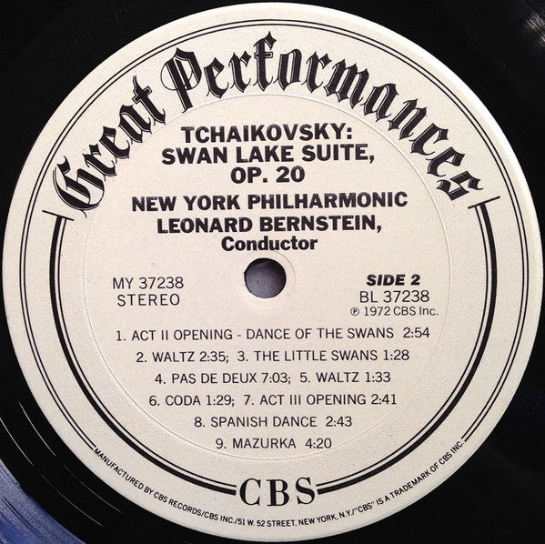 Tchaikovsky* / Bernstein*, New York Philharmonic : Nutcracker Suite / Swan Lake Suite (LP, RM)