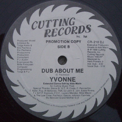 Yvonne* : What About Me (12", Promo)