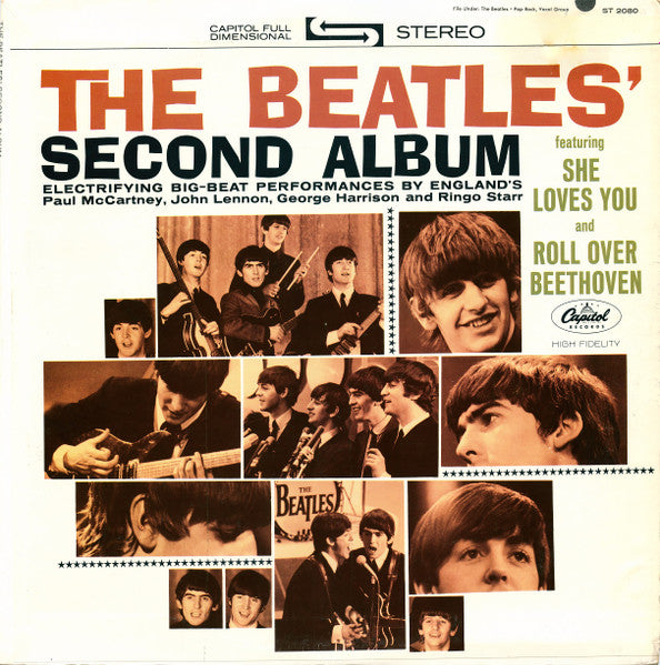 The Beatles : The Beatles' Second Album (LP, Album, Scr)