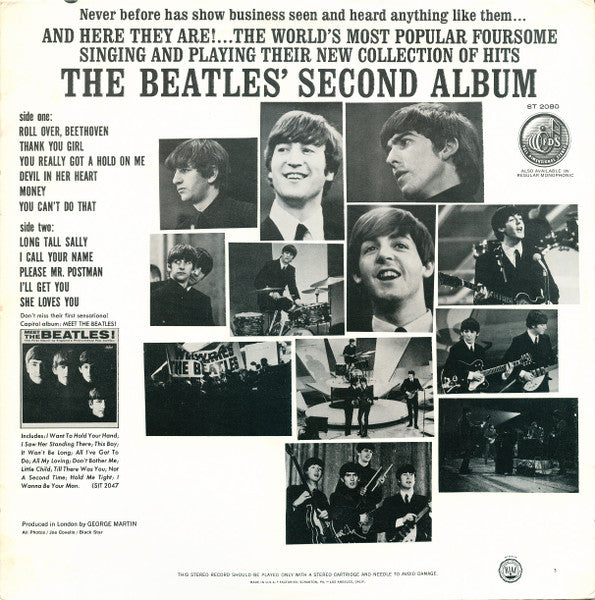 The Beatles : The Beatles' Second Album (LP, Album, Scr)