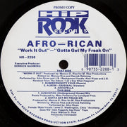 Afro-Rican : Work It Out (12", Promo)