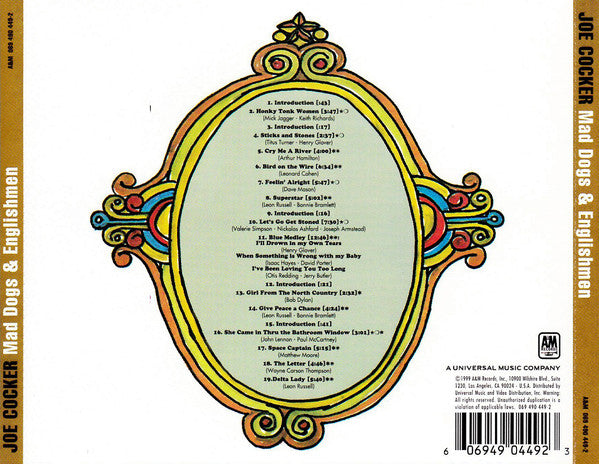 Joe Cocker : Mad Dogs & Englishmen (CD, Album, RE, RM, Mat)