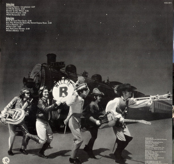 The Willie Burgundy Five Feat. Michel Rubini : On ... The Midnight Train From Boston (LP)