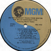 The Willie Burgundy Five Feat. Michel Rubini : On ... The Midnight Train From Boston (LP)