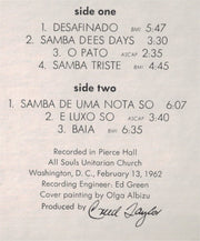 Stan Getz / Charlie Byrd : Jazz Samba (LP, Album, Gat)