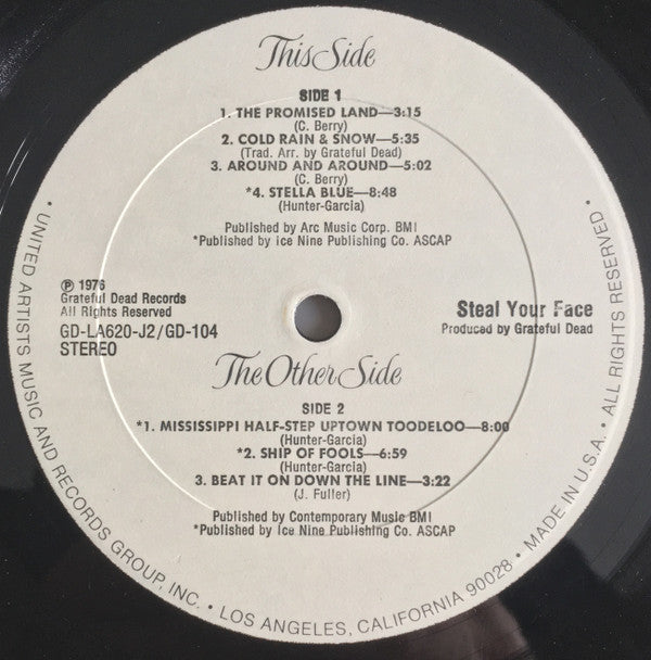 The Grateful Dead : Steal Your Face (2xLP, Album, All)