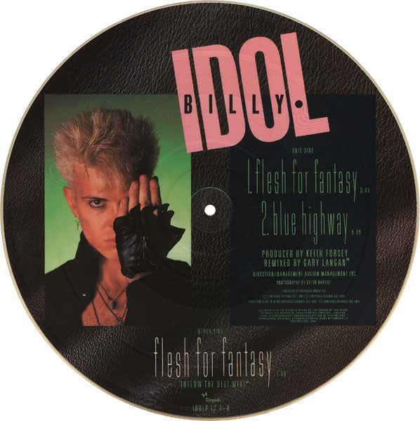 Billy Idol : Flesh For Fantasy (12", Single, Pic)