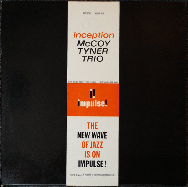 McCoy Tyner Trio : Inception (LP, Album, Mono, Gat)