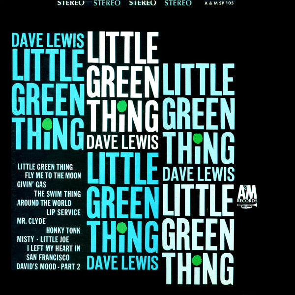 Dave Lewis (4) : Little Green Thing (LP, Album)
