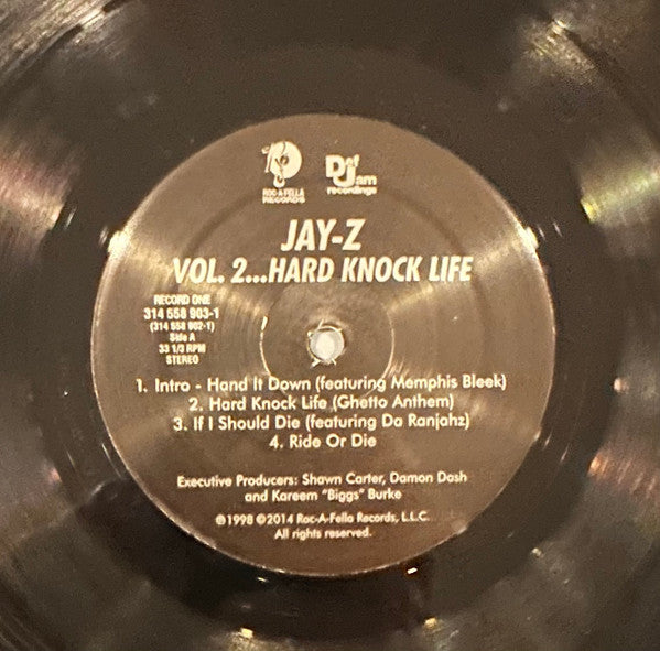 Jay-Z : Vol. 2... Hard Knock Life (2xLP, Album, RE)