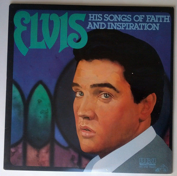 Elvis Presley : His Songs Of Faith And Inspiration (2xLP, Comp)