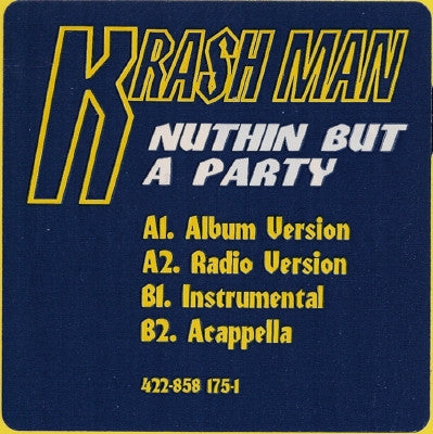 Krash Man : Nuthin But A Party (12", Promo)