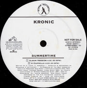 Kronic (2) : Summertime (12", Promo)