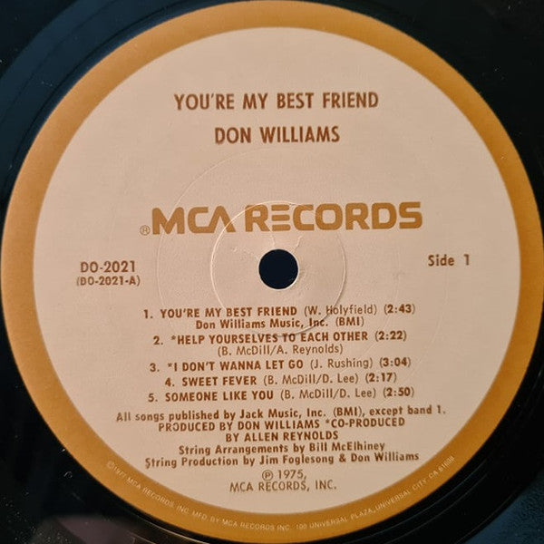 Don Williams (2) : You're My Best Friend (LP, Album)